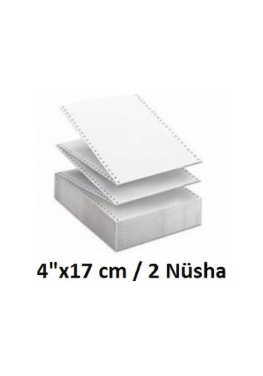 Kantar Fişi 4"x17 CM / 2 Nüsha / 1000 Adet
