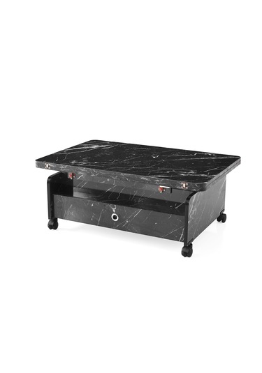 Sefa Home 2 Çekmeceli Tekerlekli Sihirli Sehpa