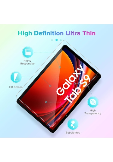 Samsung Uyumlu Galaxy Tab S9 Fe 10.9 İnç Tablet Ekran Koruyucu Cam Nano