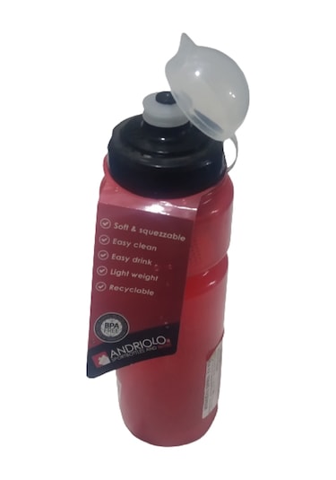 Andriolo 700 Ml Bisiklet Suluk Matara. Kırmızı. Kırmızı