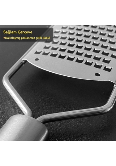 Createtech Zester Ve Tarçın Sert Sarımsak, Rendesi Rende Profesyonel Peynir, Paslanmaz Narenciye Mutfak Meyveleri, Keskinliğinde Jilet İnce, İnce İçin Hindistan Cevizi Çelik Bıçaklı Biber, Nc