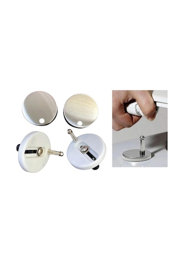 Trendooze Homyl Duvara Monte Klozet Kapağı, Gümüş Menteşe Bağlantı Gümüş