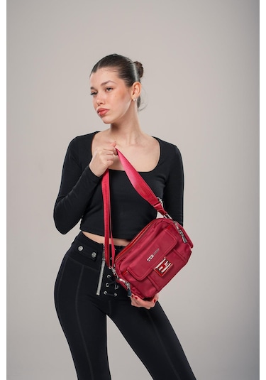 Ççs Kadın 17890 Omuz Çantası Bordo