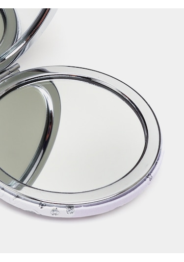 Gigi Panda Magic Yazılı Unicorn Tekboynuz Desenli Katlanır Yuvarlak Makyaj Aynası