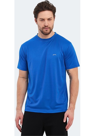 Slazenger OTAR I Erkek  Saks Mavi Tişört