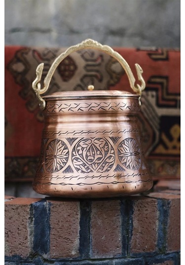 Bakır Concept Oyma Nakışlı Mat Bakraç Bakır 500 ML