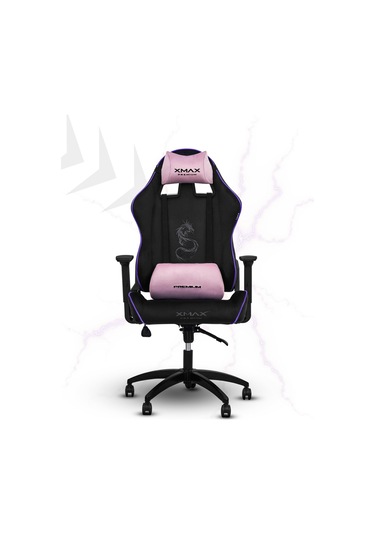 Rio Balerion Terletmez Kadife Kumaş Siyah Gaming Oyuncu Koltuğu - 1 Siyah