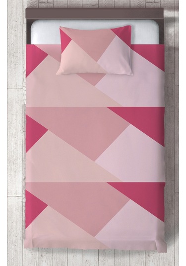 Mekta Home Bebek Ve Çocuk Odası Geometrik Desenli Yatak Örtüsü Renkli