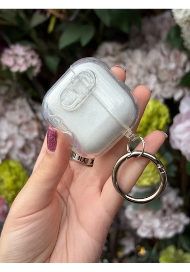 Yummy Case Airpods Uyumlu 4 Kablosuz Kulaklıklar İçin Simli Kılıf 463060500 Beyaz