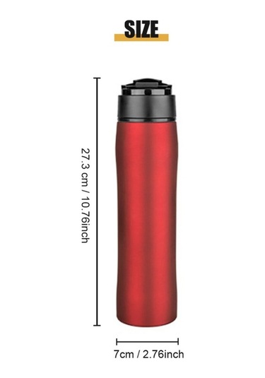 Ebitda French Press Kahve Makinesi, Sıcak & Soğuk, Yalıtım Teknolojisi Siyah