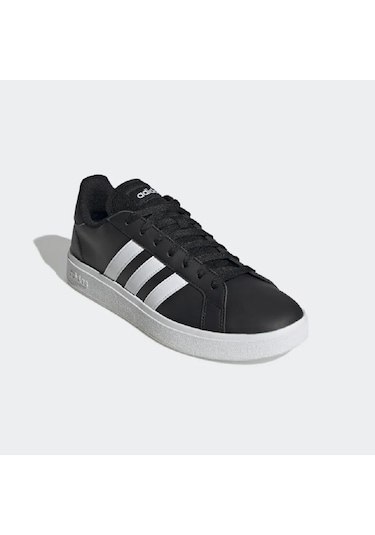 GW9251 Adidas Grand Court Base 2.0 Erkek Spor Ayakkabı CBLACK/FTW Siyah - Beyaz