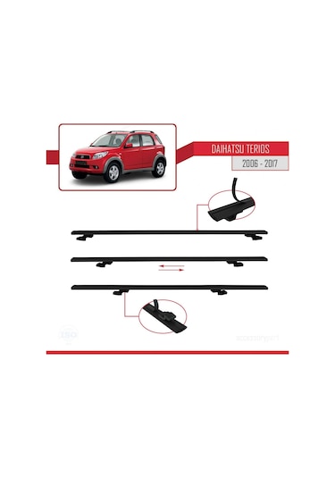 Daihatsu Terios 2 J200 2006-2017 Arası İle Uyumlu Basıc Model A