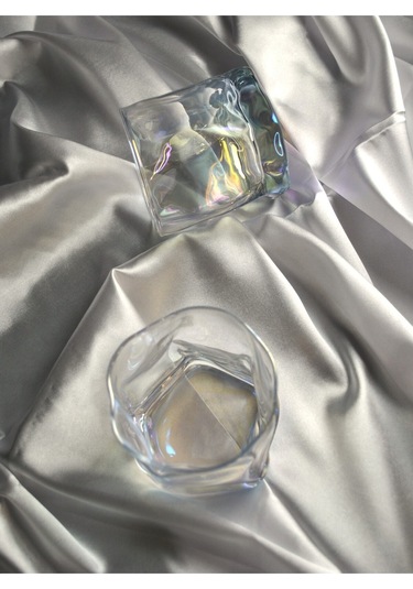 Hologramlı Viski Kokteyl Bardağı Kadehi Pinterest Meşrubat Bardak- 2'li 280 Ml Çok Renkli