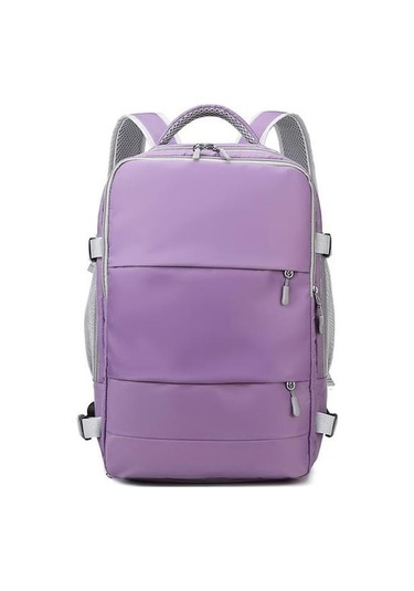 Createtech Seyahat Çantası, Usb Şarj, Hırsızlık Önleyici, Şık Kadın El Çantası - Gri Gri