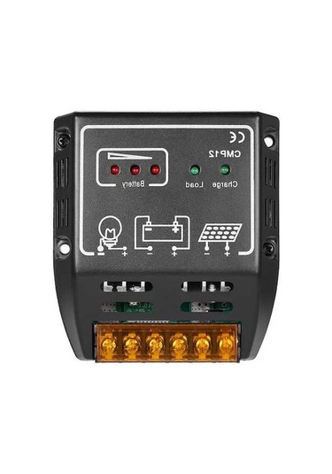 Pazly 10a 12v/24v Otomatik Solar Şarj Kontrol Cihazı - Pwm Teknolojili Güneş Paneli Regülatörü