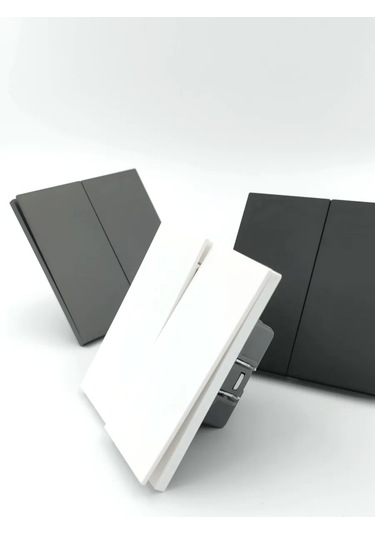 Tocterra Beş Aydınlatmasız Beyaz Düğmeli Anahtar 450913301