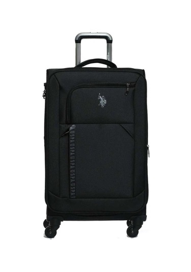 U.s. Polo Assn. Siyah Kumaş Unisex Orta Boy Valiz Plvlz22804b-o 001