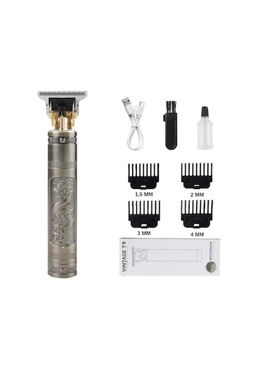 Metal Gövdeli Sıfır Kesim Şarjlı Tıraş Makinesi