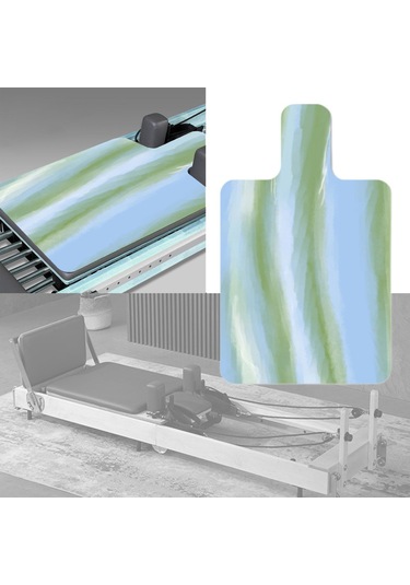 Suntek Pilates Reformer Mat Süet Yoga Minderi Gym Mavi-yeşil Mavi Yeşil