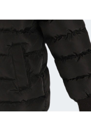 Slazenger  CALISTO NEW Çocuk Kapüşonlu Şişme Siyah Mont & Kaban