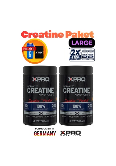 Xpro Nutrition Xl Creatıne Paketi Toplam:1000gr 200 Servis Aromasız