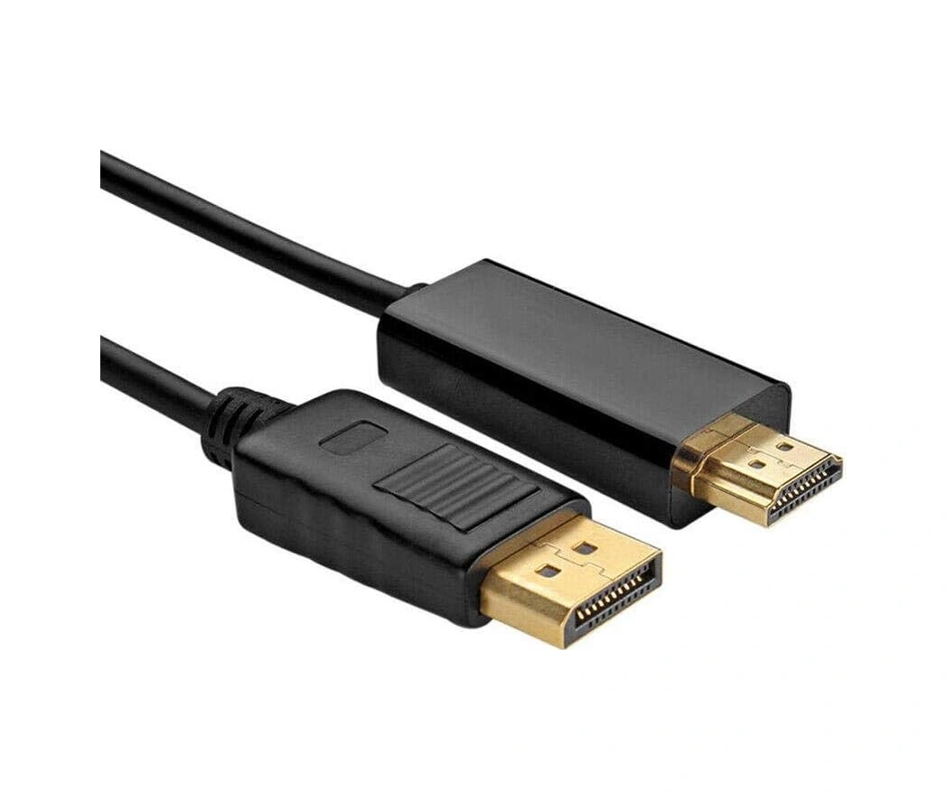 Al-4318 Displayport To Hdmı Dönüştürücü Adaptör Kablosu, Siyah, 1.8 Metre