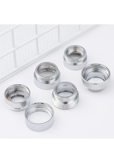 Joyhub Mingjin Shop2 Erkek 22mmx19mm Stili Musluk Havalandırıcı Konektörü Metal Dış Iç Dişli Su Tasarrufu Adaptörü Mutfak Bataryası Mm - Contalı Zhwmed Renkli Çok Renkli