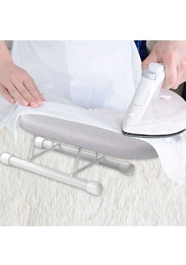 Pazly Geniş Masa Üstü Ütü Tahtası Demir Ekstra Geniş Tezgah Ütü Yaka Boyun Çizgileri Çok Renkli