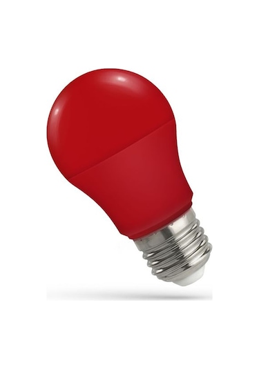 1 Adet 10 Watt Kırmızı Işık E27 Duy Led Ampul, Kırmızı Işık 10 Watt Tasarruflu Led Ampul, 10 Watt