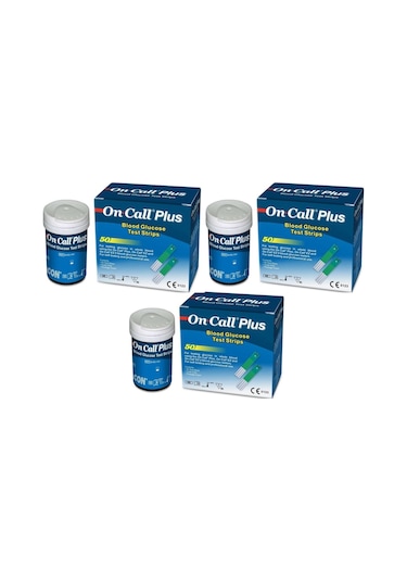 On Call Plus Kan Şeker Ölçüm Çubuğu 150 Adet