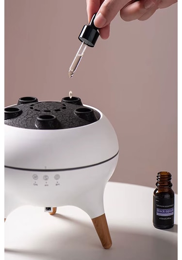 Dinamik Denizanası Hava Nemlendirici Ve Esansiyel Yağ Difüzörü - Çok Fonksiyonlu - 7 Renk Işık