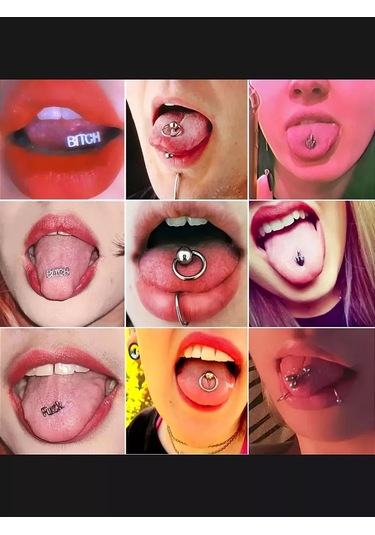 Lisvild Dil Piercingi 1 Adet Dil Küpesi Takı 205949450 Gümüş