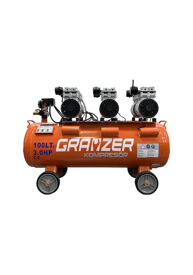 Grayzer 100 Lt Sessiz Ve Yağsız Hava Kompresörü