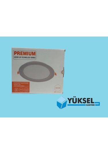 Uzlıght 12 W Downlıght Slim Raund Led Spot 6500 K
