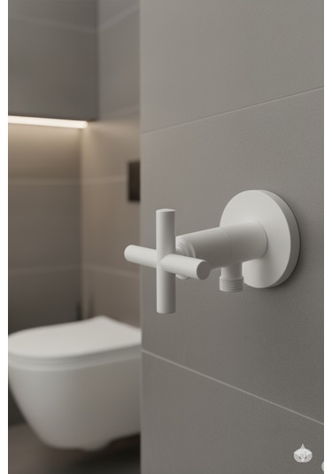 00-51 Pirinç Tabancalı Wc Taharet Matik Ve Pirinç Ara Musluğu Siyah Gold Krom Antik Beyaz