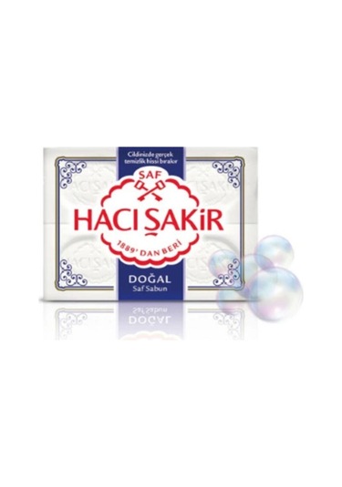 Hacı Şakir Kalıp Sabun 4'lü Doğal 600gr. X 6 Adet