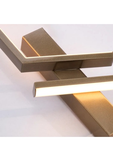 Voxlamp Zig Zag Led Duvar Aplik 50 Cm Gold