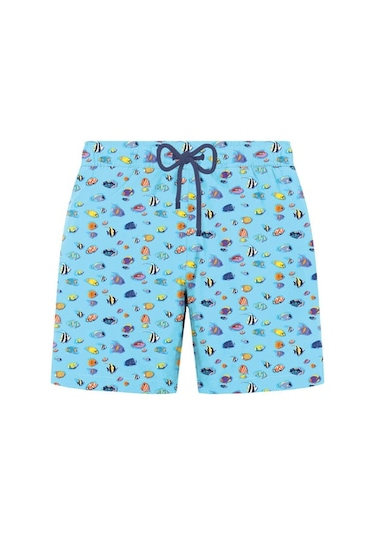 John Frank All Over Erkek Mayo Şort Jfssswl102-reefs Mavi