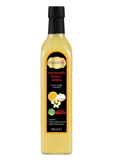 Hanzade Bitkisel Sarımsaklı Limon Sirkesi 500 ML