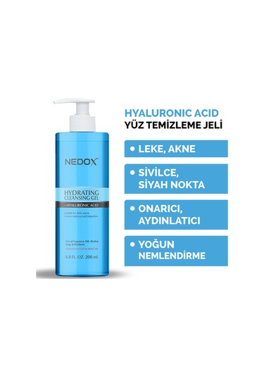 Nedox Yüz Temizleme Jeli Yağlı ve Akneye Eğilim Gösteren Ciltler 200 ML