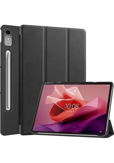 Dancemonkey Lenovo Tab P12 12.7 Kılıfı - Siyah, Hafif Koruma