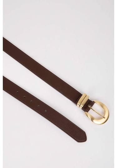 DeFacto Kadın Suni Deri Jean Kemeri D8292AXNSBN220