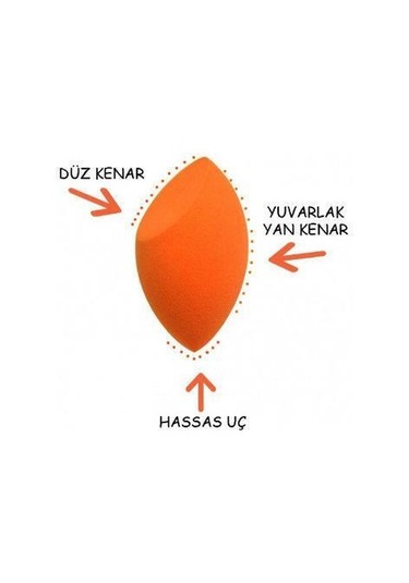 Yumurta Model Fondöten Sürme Aparatı Makyaj Süngeri