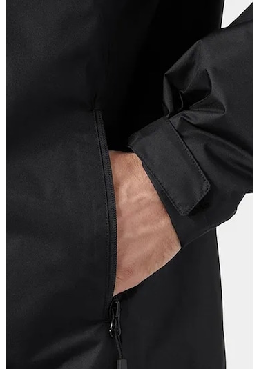 Helly Hansen Erkek Crew Hooded Pile Mont Siyah