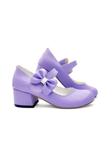 Beebron Ortopedik Topuklu Abiye Kız Çocuk Ayakkabı Soft Series Abiayk2401 Lila Lila