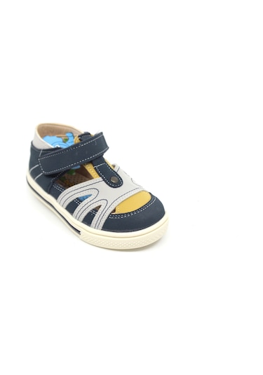 Şirin Bebe Şirinbebe 2642 Erkek Bebek Ortopedik Sandalet Ayakkabı Mavi