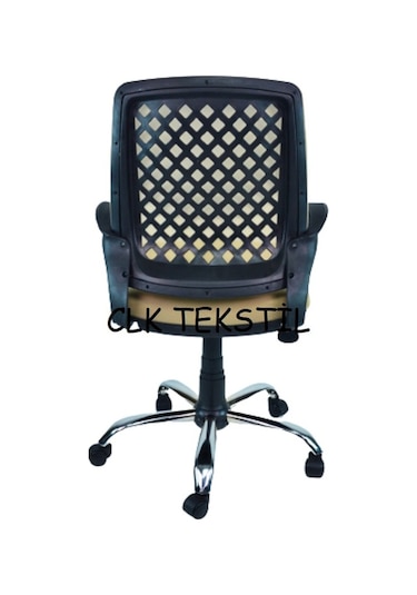 Clk-06 Fileli Petek Ofis Büro Bilgisayar Koltuğu Sandalyesi Krom Ayak