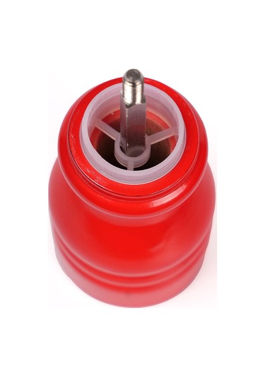 Kırmızı Ahşap Tuz Ve Karabiber El Değirmeni Öğütücü Grinder 12 Cm Kırmızı