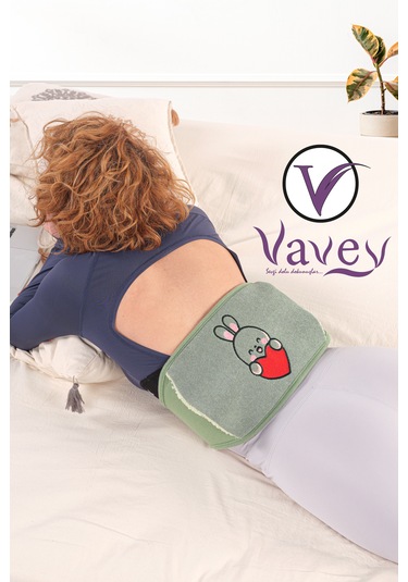 VAVEY Termojel Hediyeli Yeni Nesil Sıcak Soğuk Regl Kemeri Tavşan Yeşil