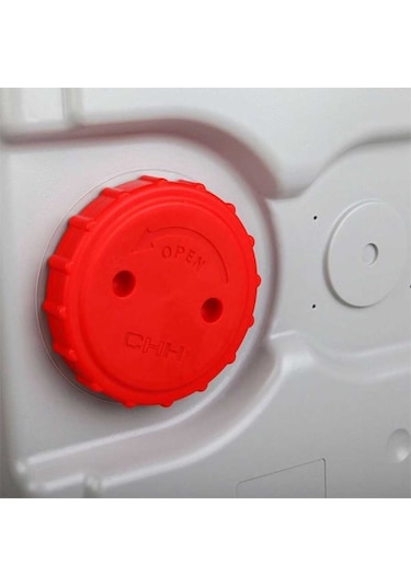 Porvaletti Portatif Tekerlekli Su Tankı 40 L Beyaz